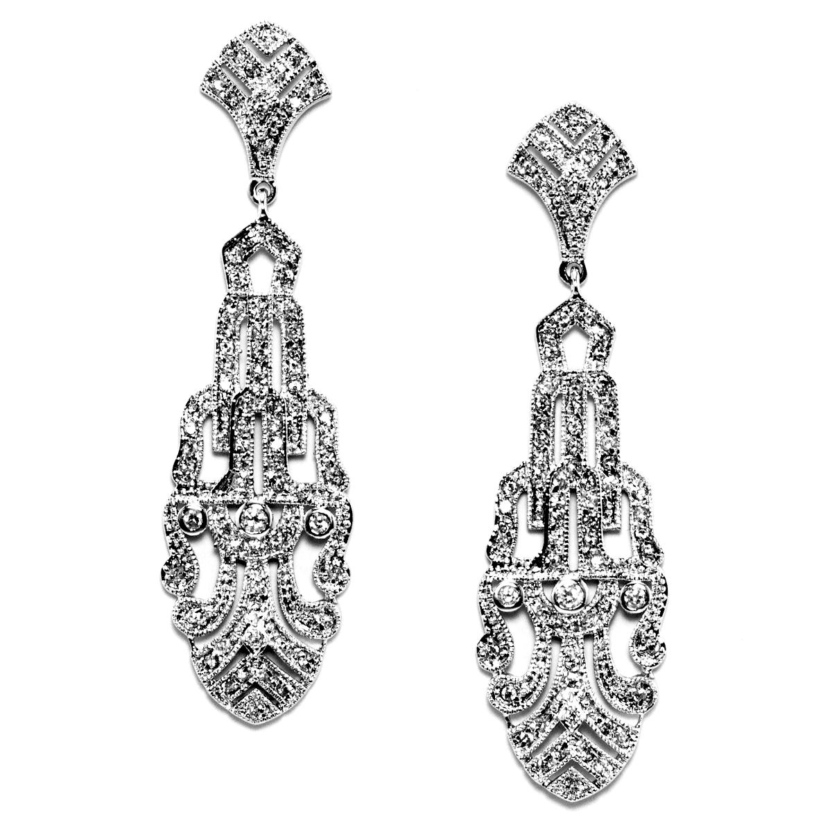 Gilda Art-Deco Statement Earrings
