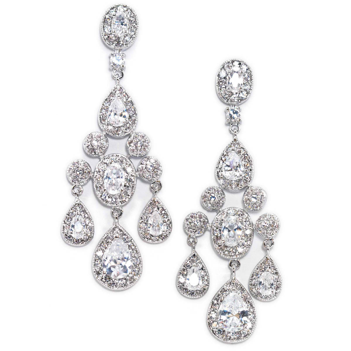 Elizabetta Modern Vintage Chandelier Statement Earring from Anna Bellagio