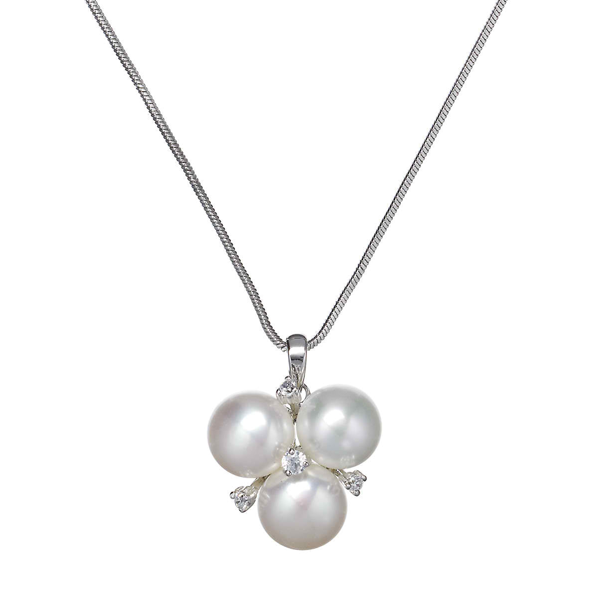 Emaline Pearl and Crystal Necklace