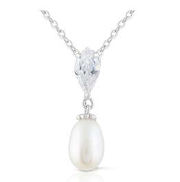 Alma Freshwater Pearl Pendant Necklace from Anna Bellagio