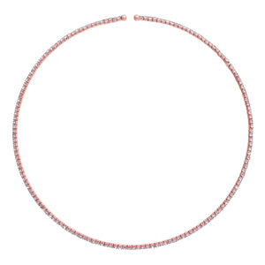 Dainty Choker Rose Gold Finish