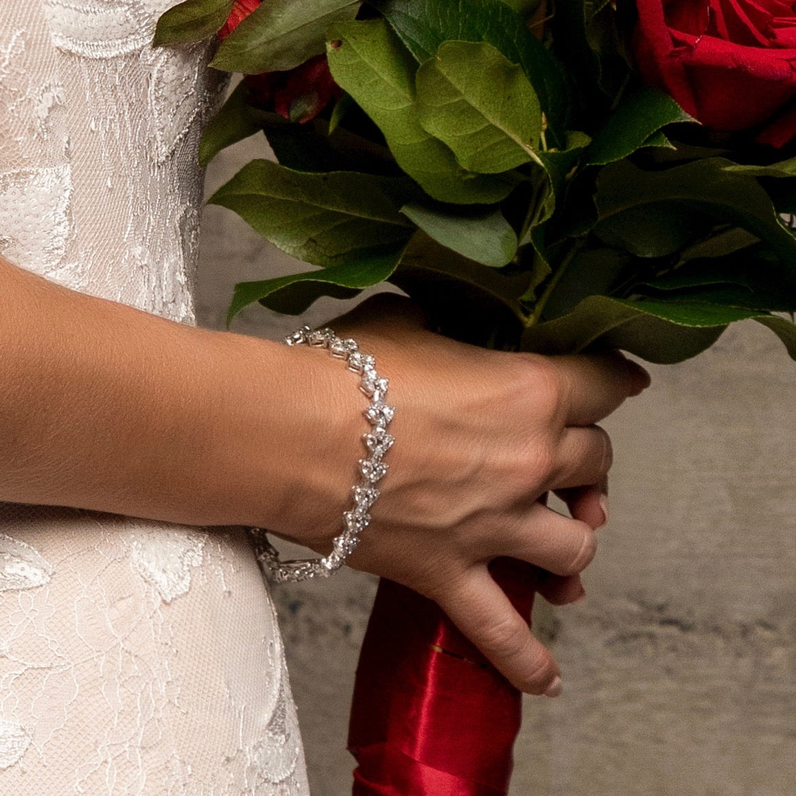 Raven Cubic Zirconia Bracelet from Anna Bellagio