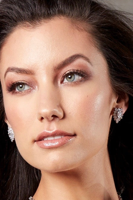 Anelle Earrings on Model