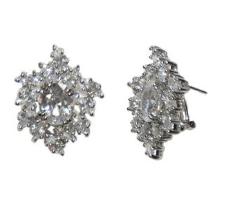 Beronice Cluster Bridal Earrings
