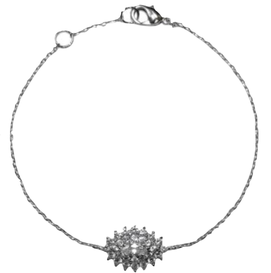 Brynn Cluster Dainty Chain Bracelet