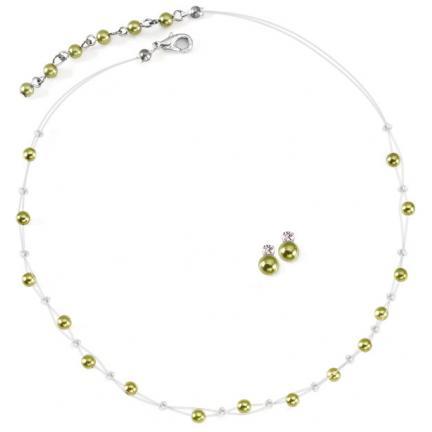 Clarisia Colored Pearl Jewelry Set