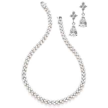 Dominique Necklace and Earring Set from Anna Bellagio