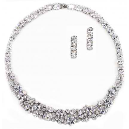 Fallon Necklace and Earring Set from Anna Bellagio