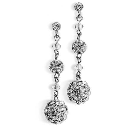 Felicity Colored Crystal Earrings from Anna Bellagio
