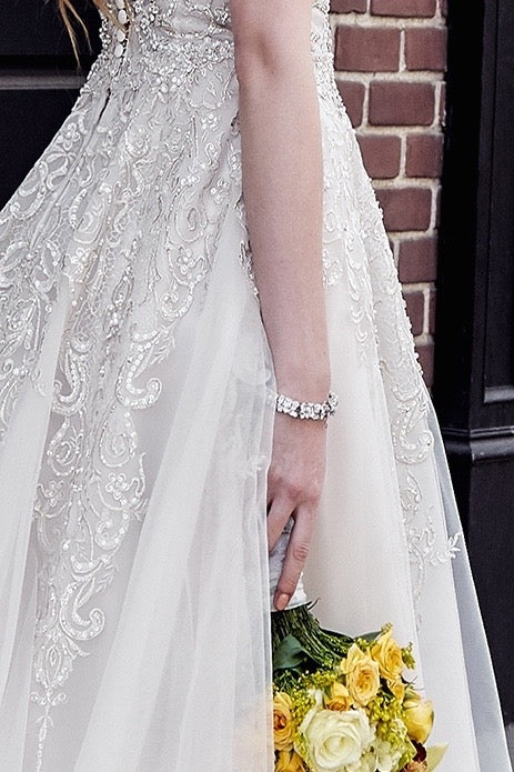 Gia Bracelet on Model Closeup