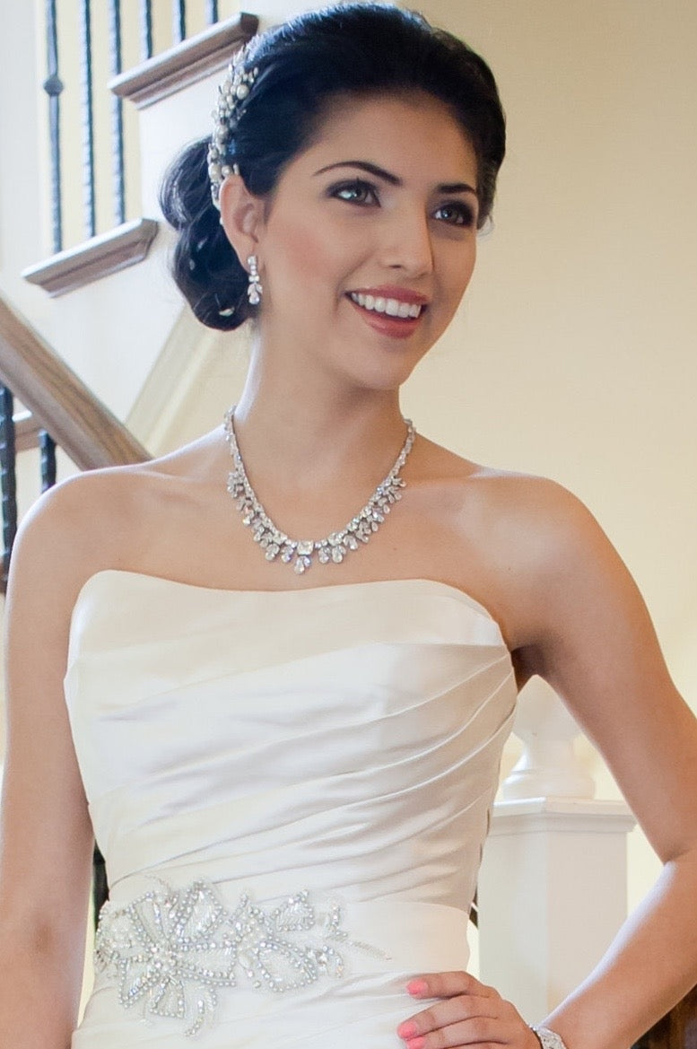 Leizia Earrings on Model Raquel