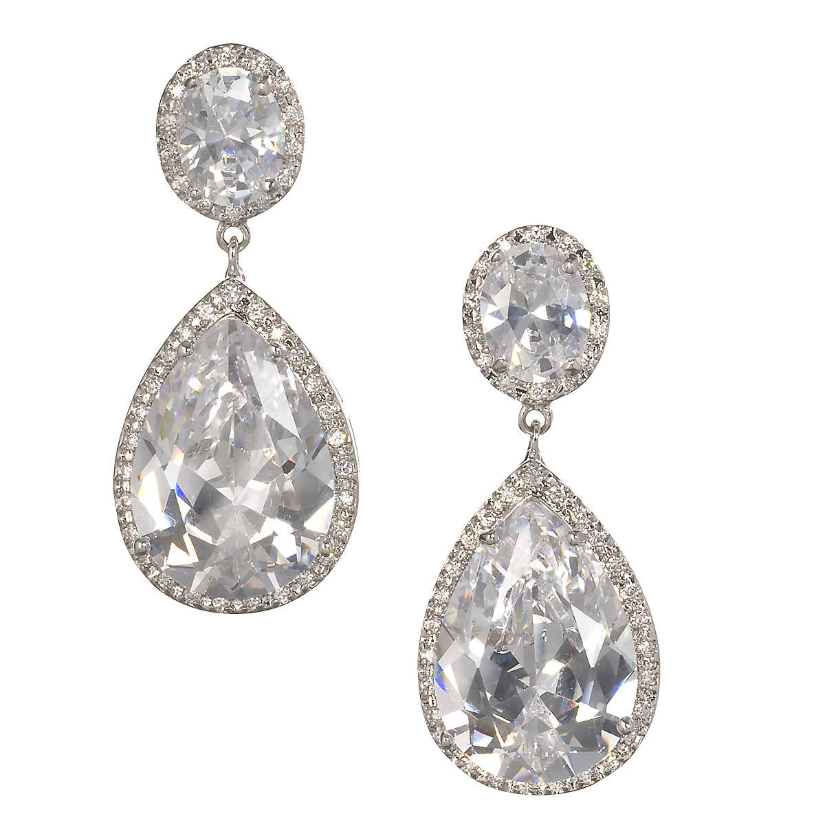 Nadia Dramatic Bridal Drop Earring