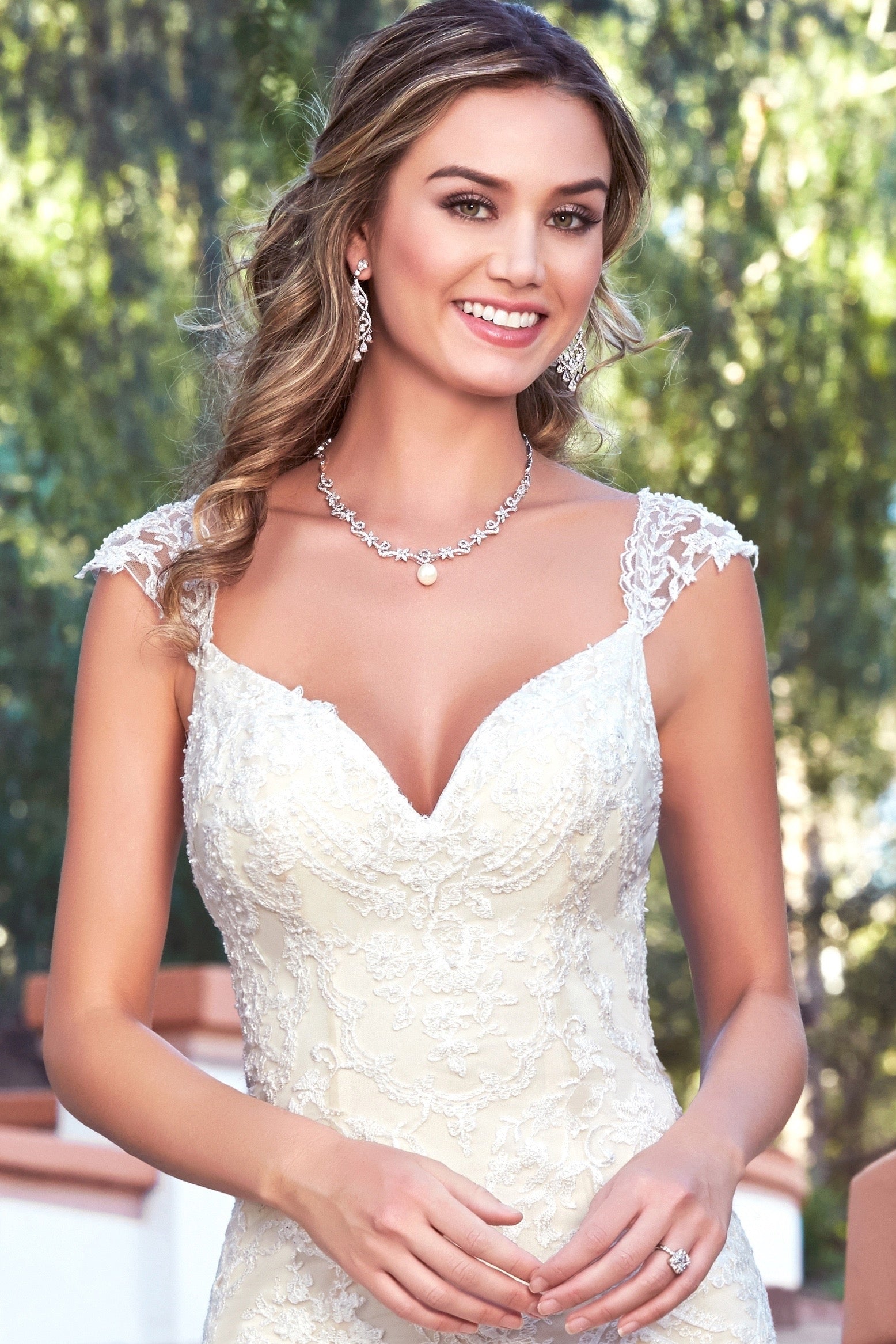 Sarrana Earrings on Model