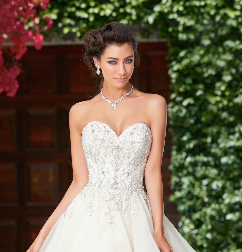 Serafina Earrings on Model