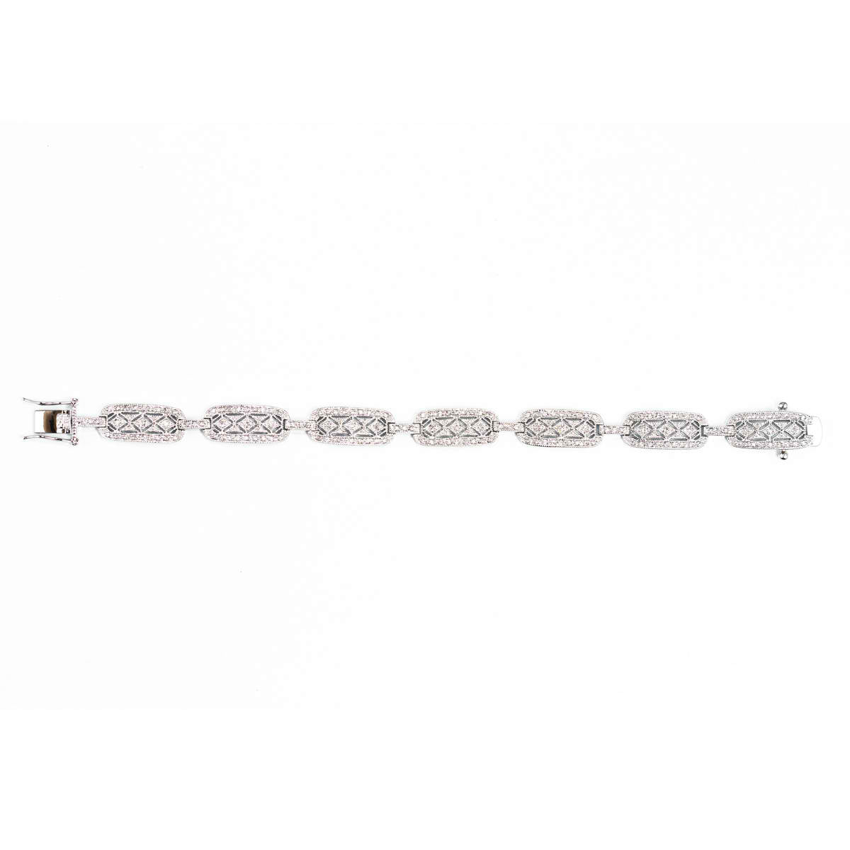 Nellie Art-Deco inspired Bridal Bracelet
