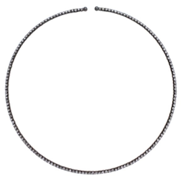 Dainty Choker Black Diamond