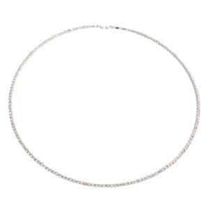 Dainty Choker Silver Finish
