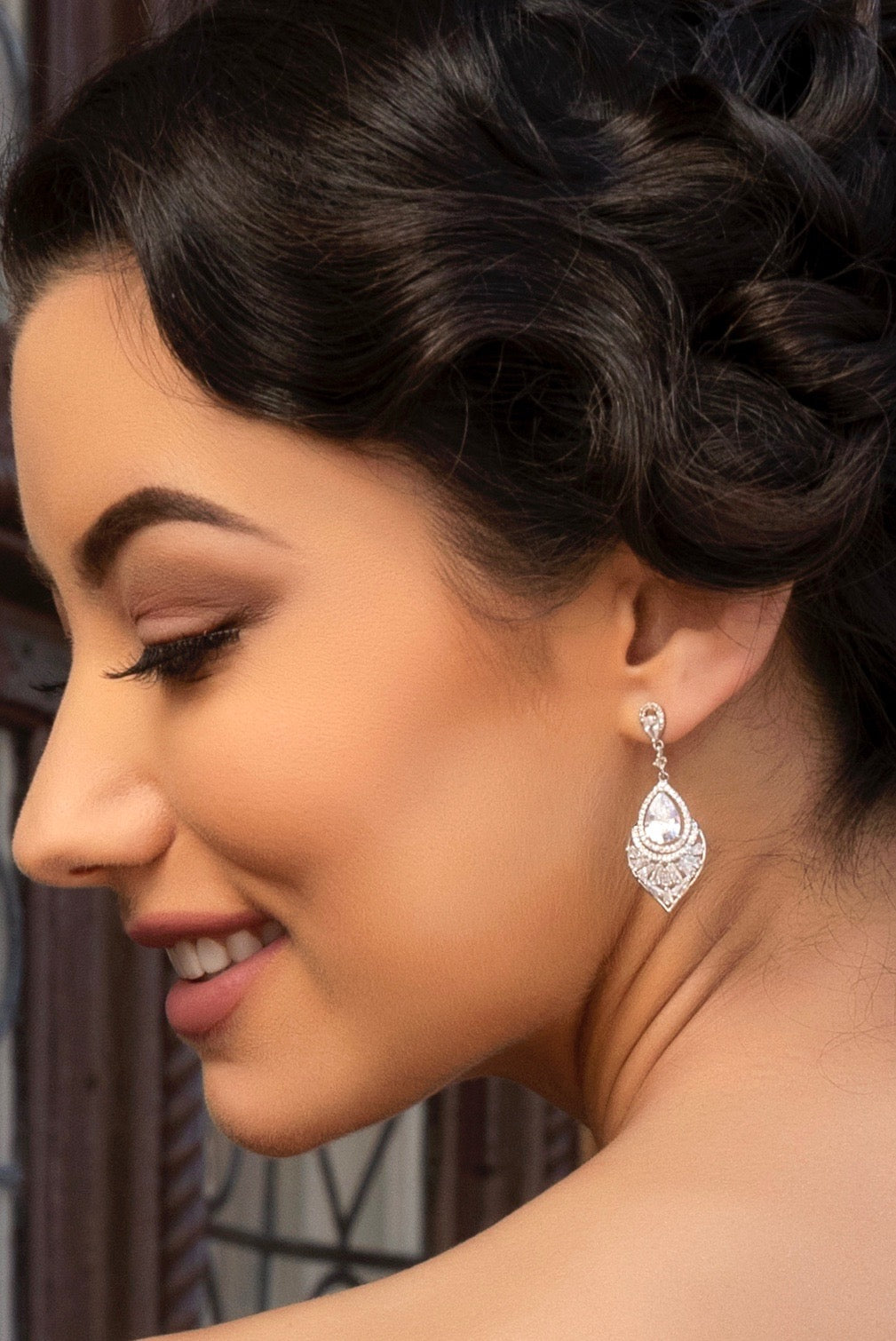 Margaux Vintage Inspired Dangle Earrings | Anna Bellagio 