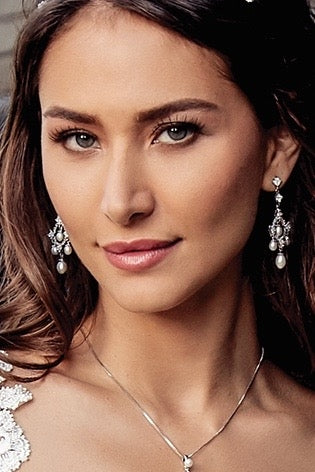 Blanche Earring on Model