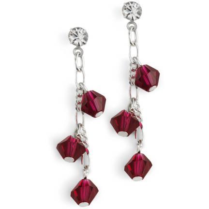 Cassy Colored Crystal Earrings