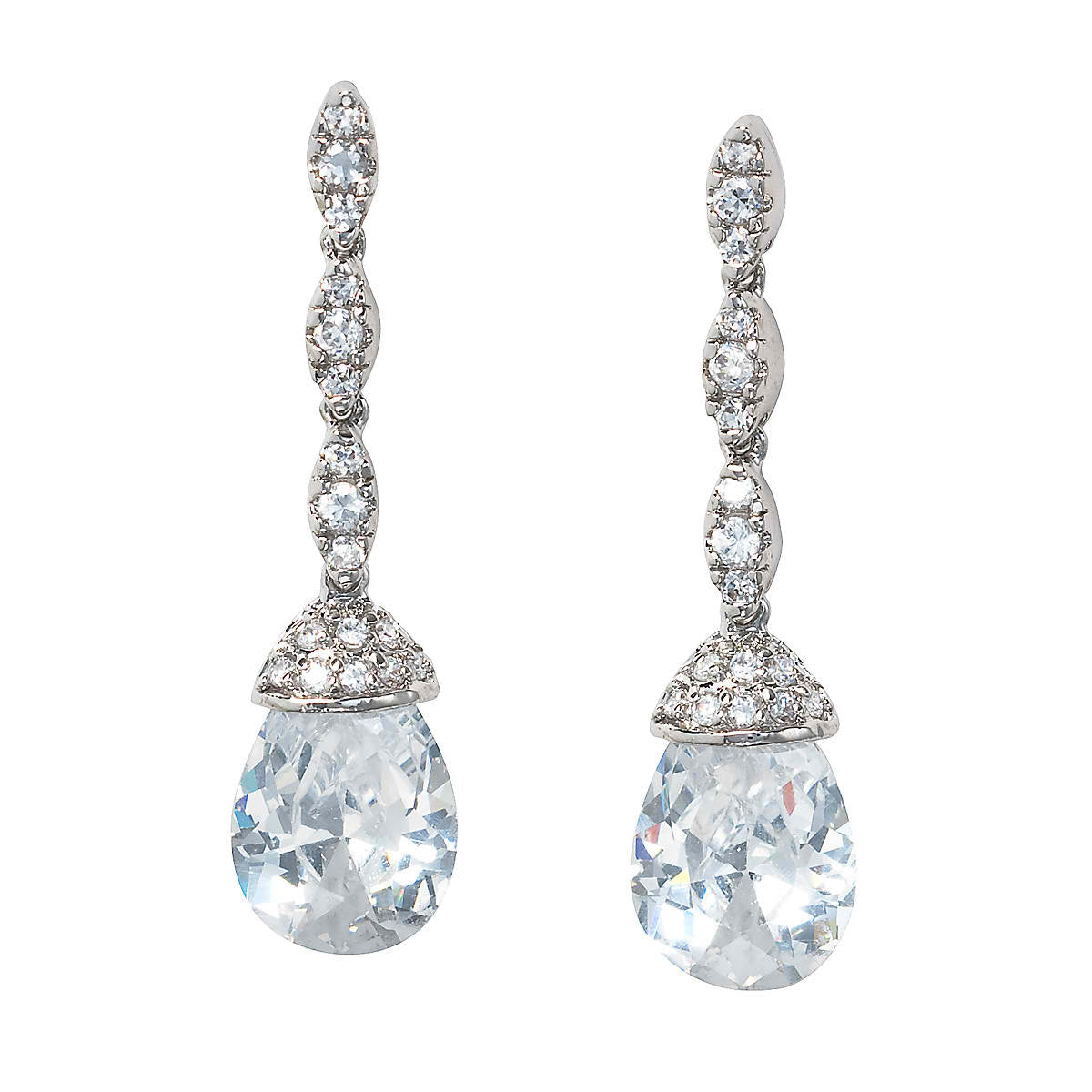 McKenzie Dainty Swarovski Crystal Bridal Drop Earring 