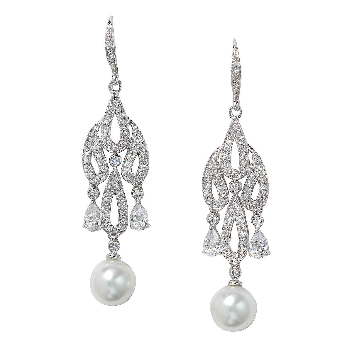 Valentina Romantic Chandelier Bridal Earrings 