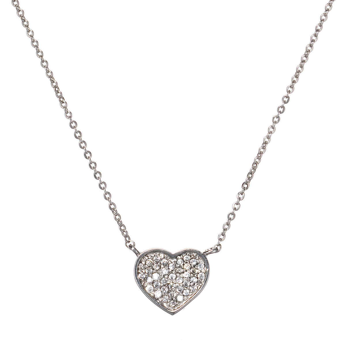 Heart Pave' Crystal Pendant 