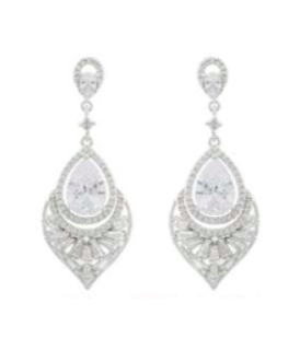 Margaux Vintage Inspired Dangle Earrings