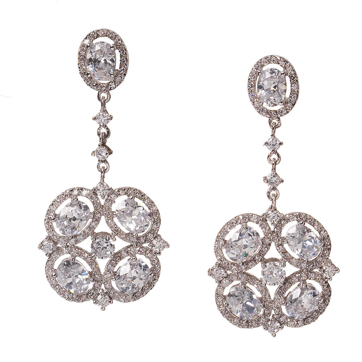 Ravinia Art-Deco Dramatic Statement Earring 