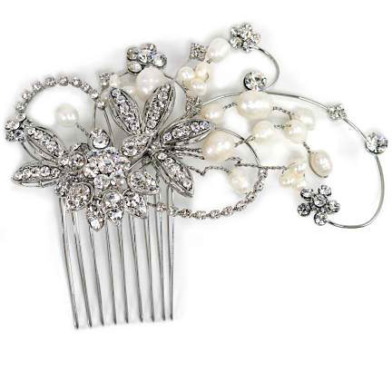 Pippa Freshwater Pearl Comb 